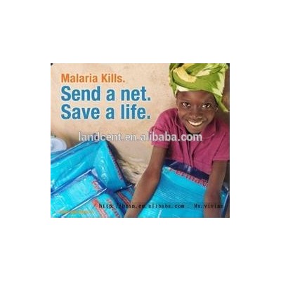 African insecticide treated double bed mosquito net for anti Malaria LLINs